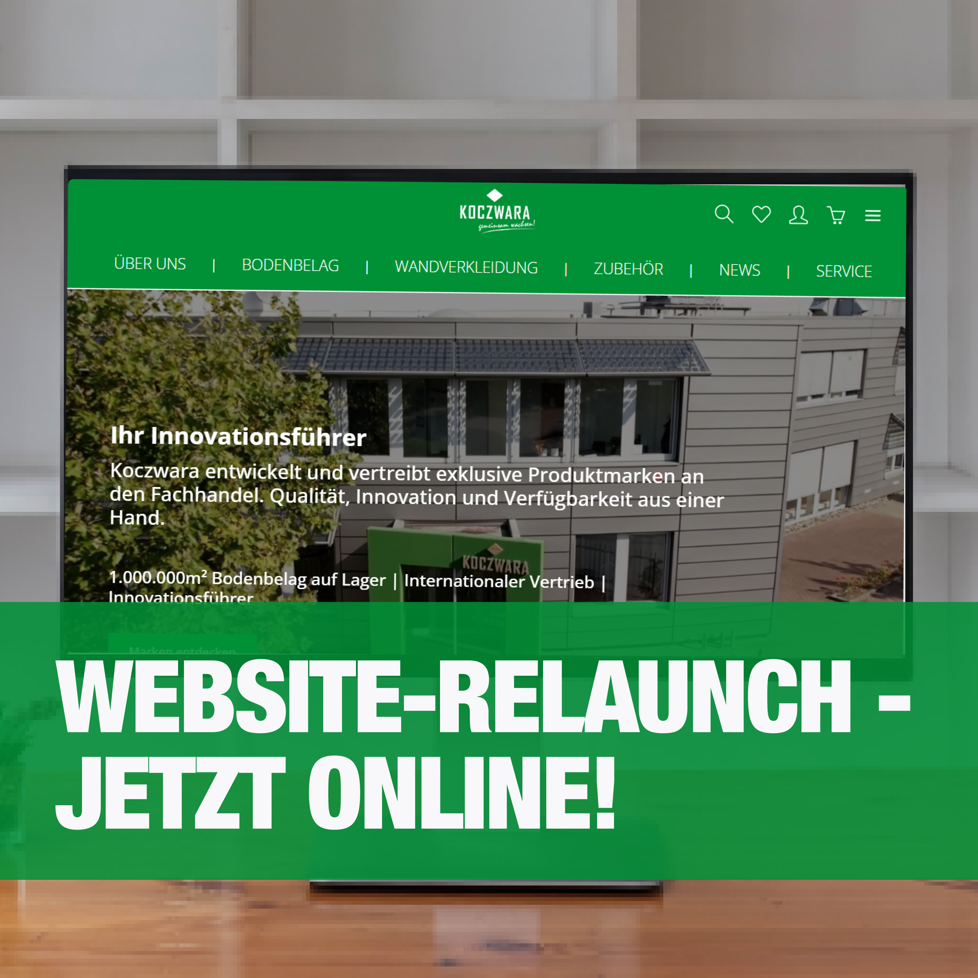 Koczwara im neuen Look: Unsere neue Webseite ist online