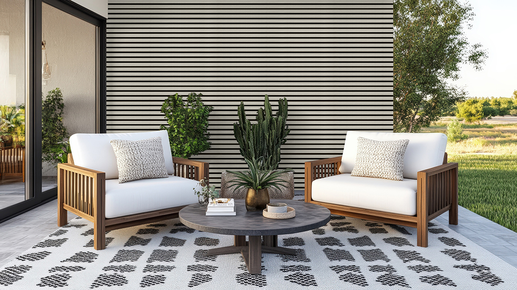 Wandpaneel 12000 White WPC Outdoor (2350x219x26mm)