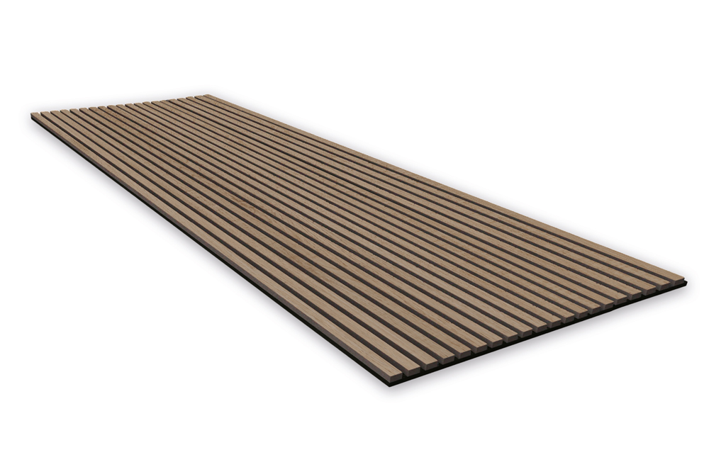 Wandpaneel Jangal Solid 10013 Walnut MDF Furnier (1206x800x22mm)