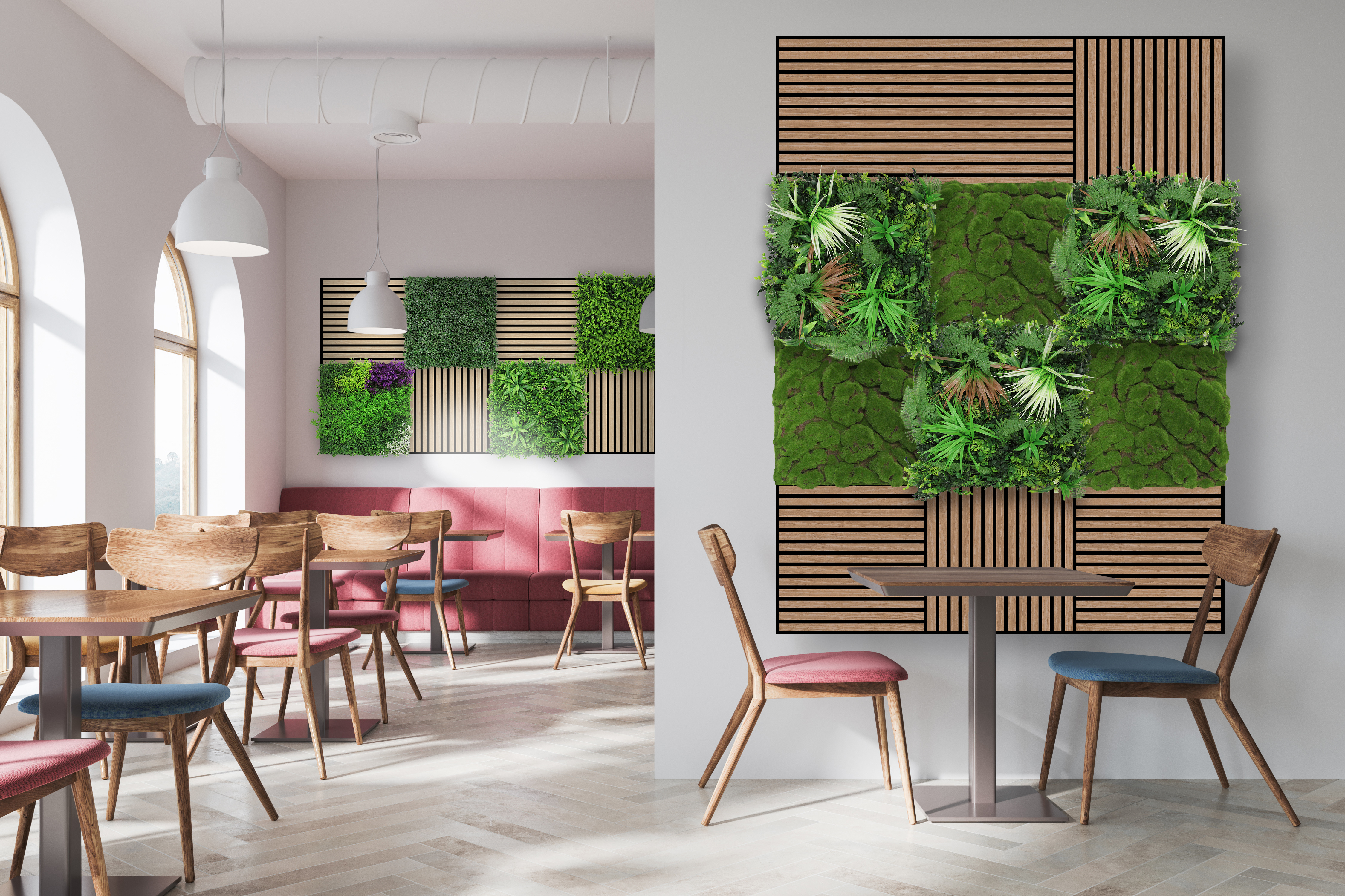 JANGAL_Raumsituation_Restaurant_Modular_Wall_roh