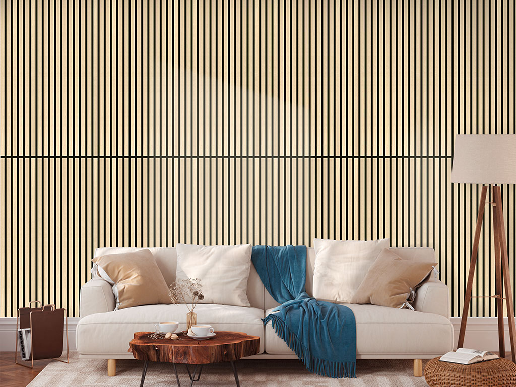 Wandpaneel 10022 Light Oak Furnier 52 x 104 cm