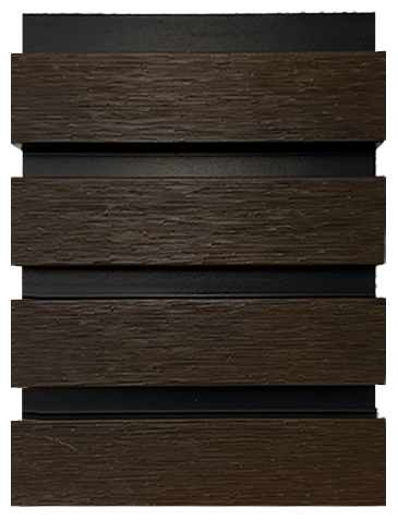 Outer Corner Wandpaneel 12004 Dark Brown WPC Outdoor
