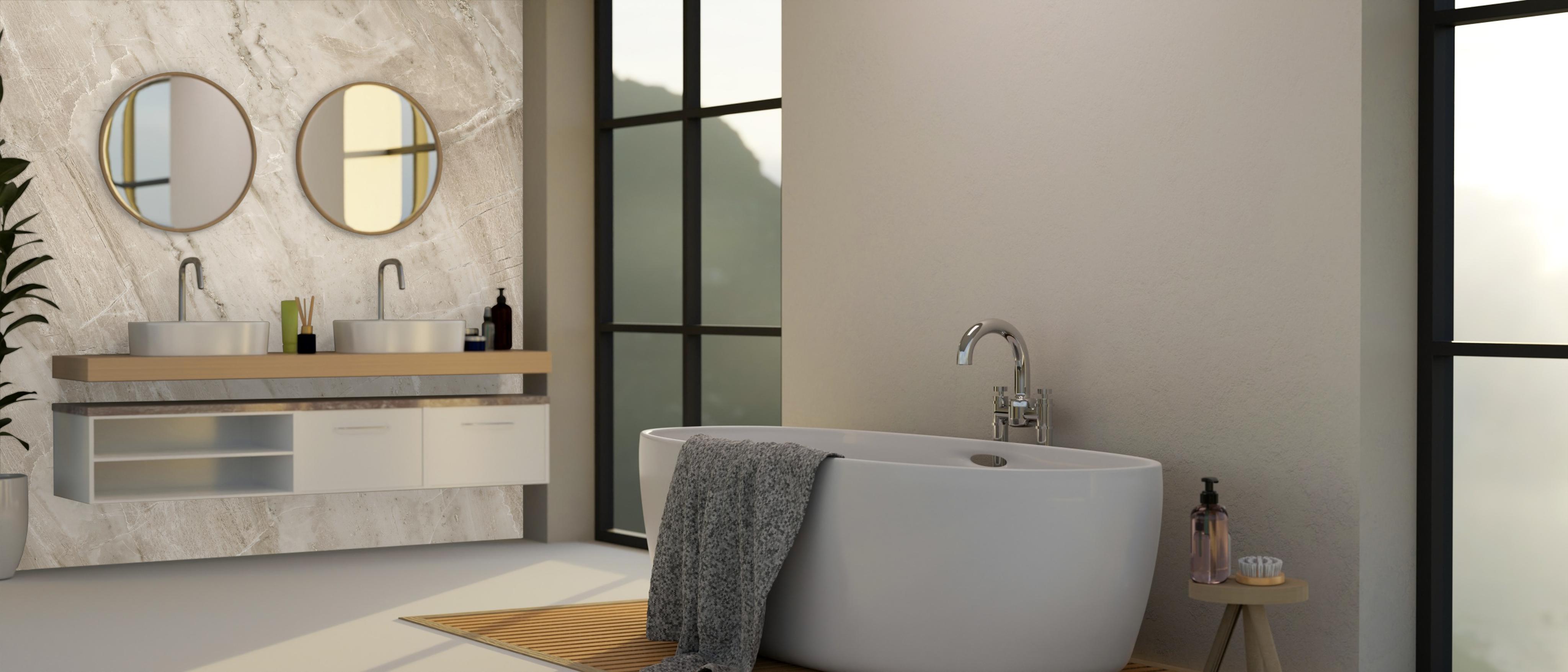 CHECK Smart Wall Tile 30006M Sandstein Terra-Beige SM (3050x1120x8mm)