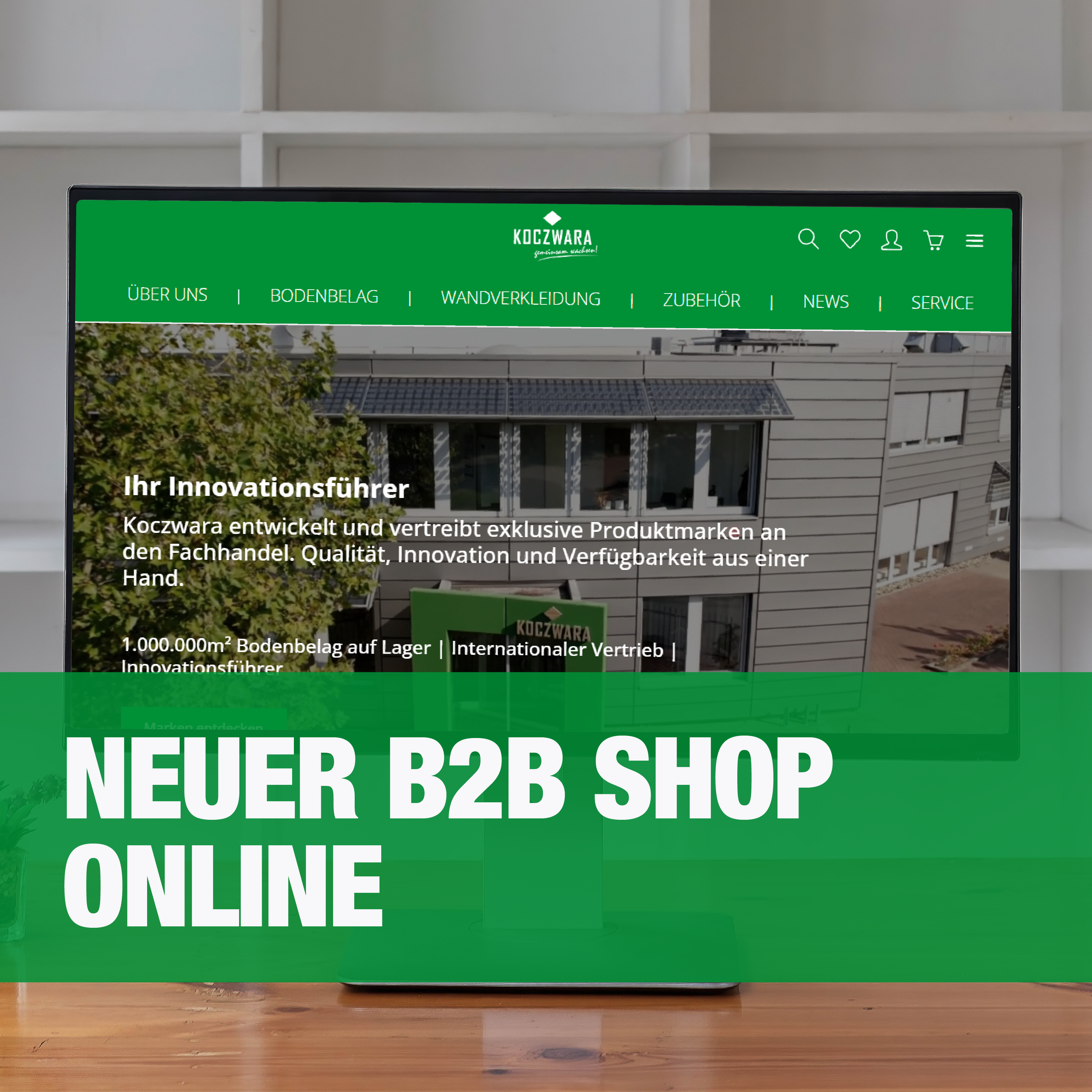 Koczwara im neuen Look: Unser B2B-Shop ist online