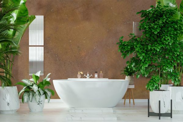 CHECK Smart Wall Tile 30000M Metall Rost-Bronze (3050x1120x8mm)